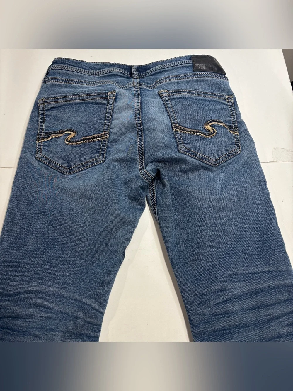 Silver Jeans Co Grayson Men Jeans 31x30 Blue Straight Leg Stretch Denim